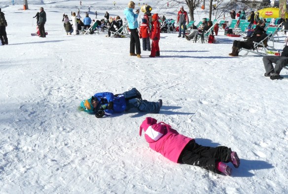 There's just something about rolling around in the snow...