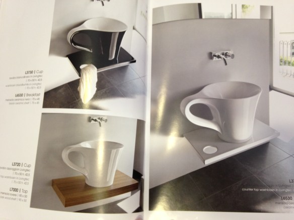 espresso cup sinks!